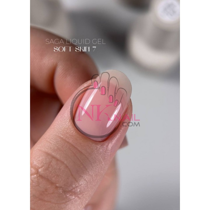 Гель Saga professional LIQUID SOFT SKIN №07, 15 мл